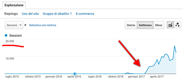 consulente SEO analytics report