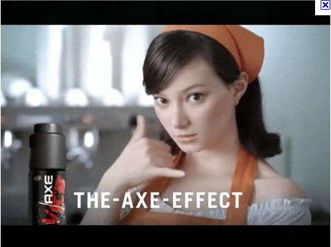 axe effect strategia di mareting lancio axe deodorante