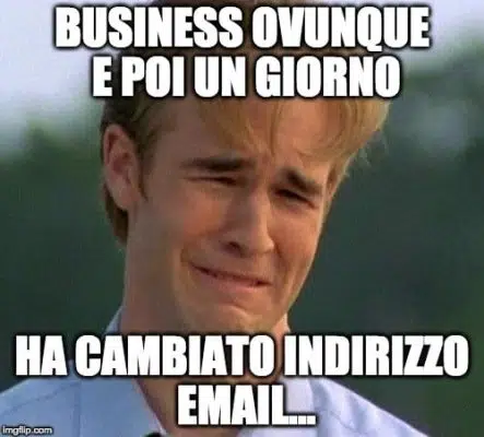 lanciare un prodotto sul web senza cambiare indirizzo email