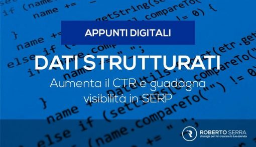 dati strutturati per migliorare il CTR in SERP