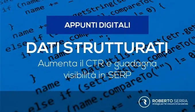 dati strutturati per migliorare il CTR in SERP