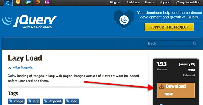 ottimizzazione seo delle immagini jquery lazy loading