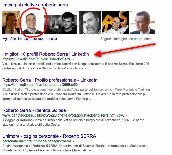 roberto-serra-profilo-linkedin-su-google