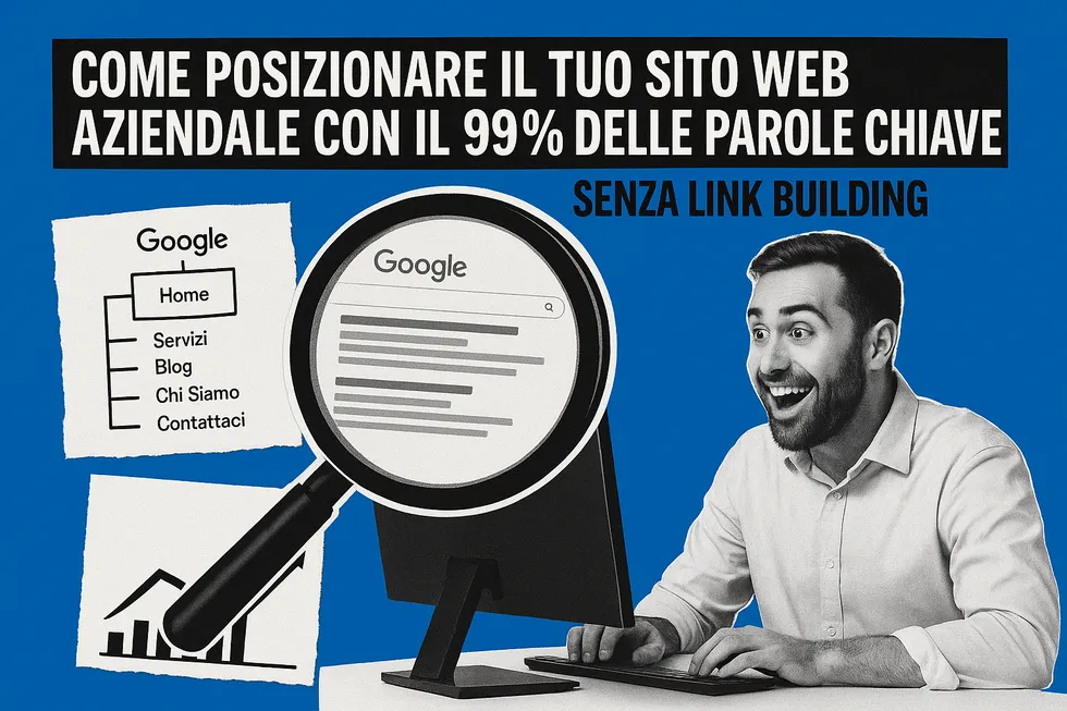 [Illustrato] Come organizzare il sito Aziendale in ottica SEO e posizionare il 99% delle tue parole chiave