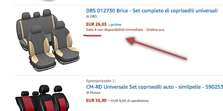 utilizzo del principio di scsarsità adottato da amazon nelle sue strategia di business aziendale