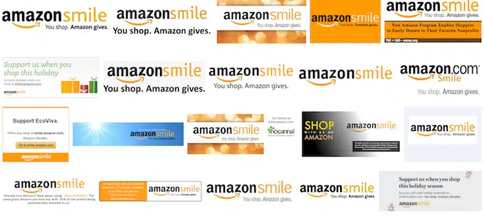 strategia di business aziendale amazon smiles banner pubblicitari