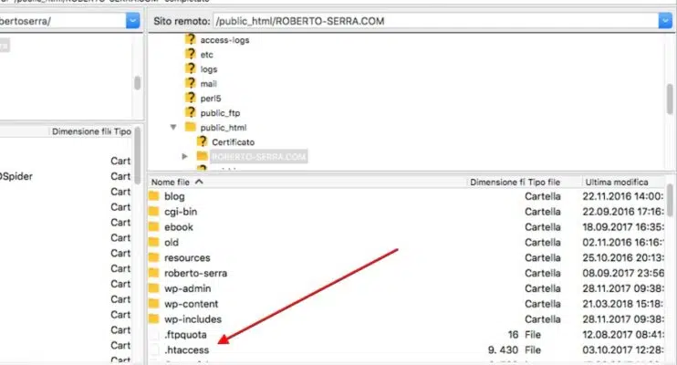bloccare file e cartelle con htaccess