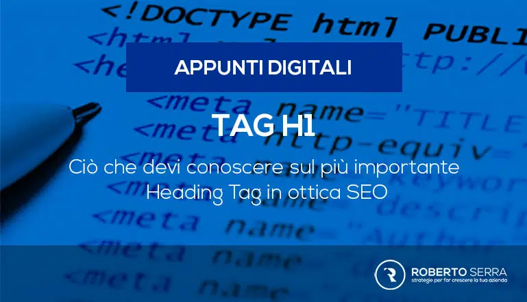 L’ottimizzazione SEO del tag H1