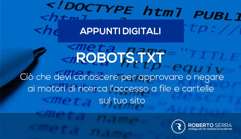 come ottimizzare correttamente il file robots.txt