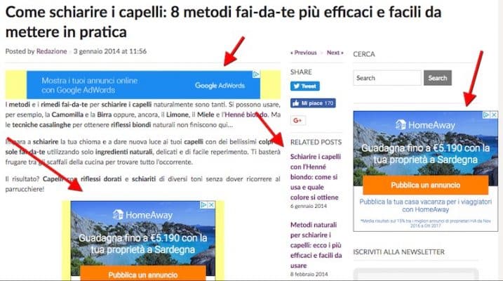 strategia SEO: ottimizzazione SEO formattazione della pagina