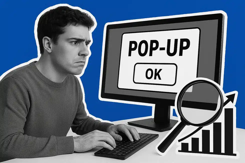 Sapevi che i pop-up influenzano negativamente la tua SEO?