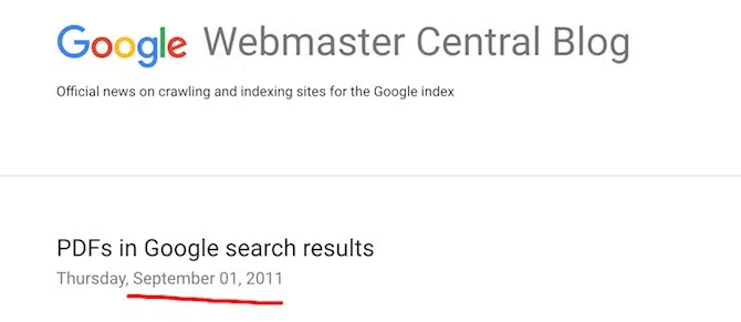 google inizia ad indicizzare i pdf
