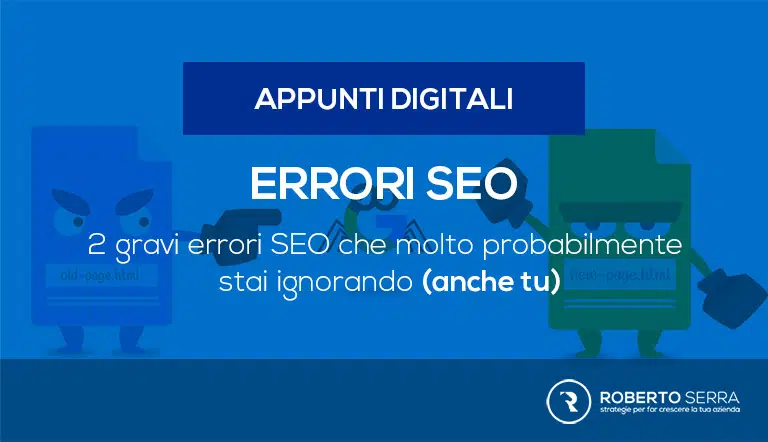 redirect canonical e 301 i due errori seo più comuni