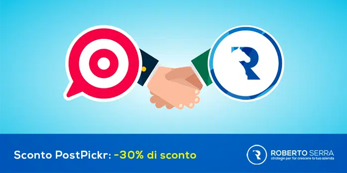 Coupon sconto 30% Postpickr: SC30WMT-1