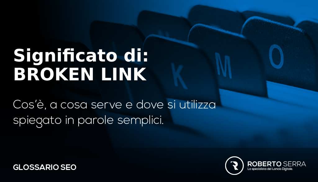 glossario SEO: broken link significato
