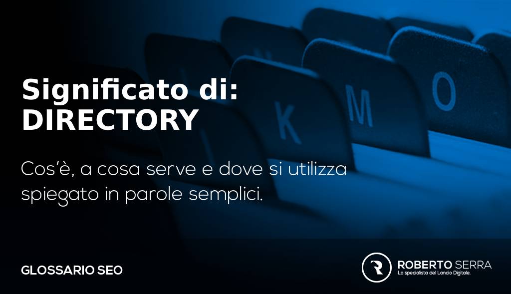 directory web definizione