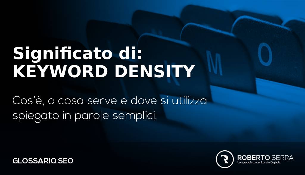 glossario seo: definizione e calcolare keyword density