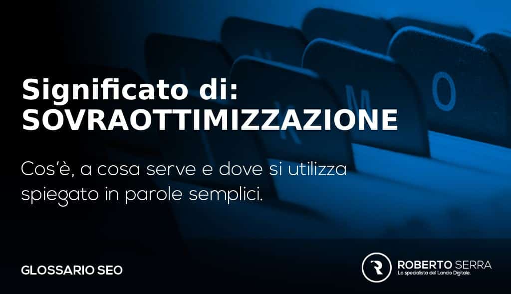 significato di sovraottimizzazione seo