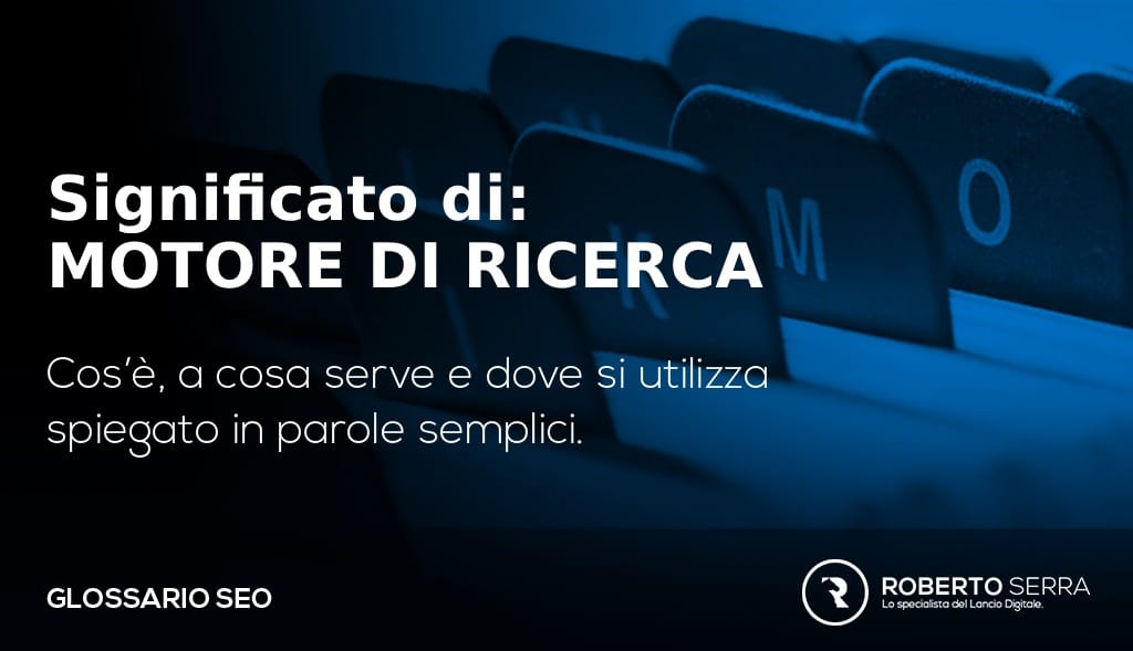motore di ricerca definizione