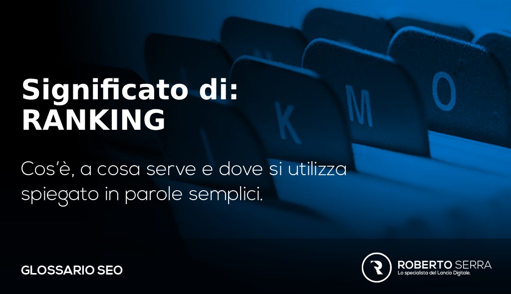 cos'è il ranking di un sito web