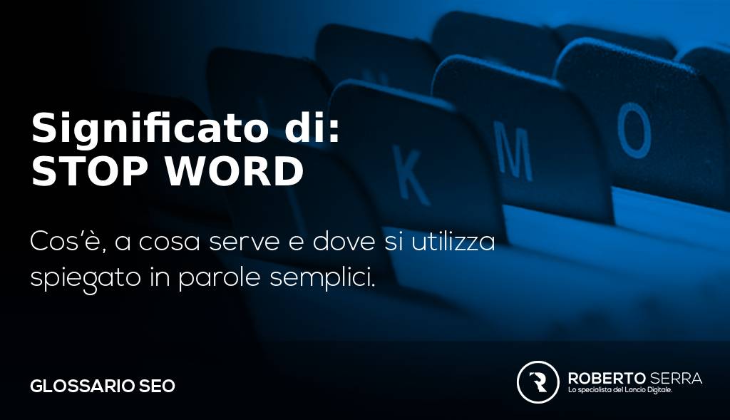 stop word significato e definizione