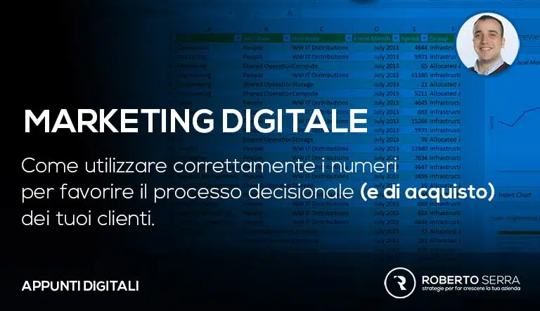 i valori numerici nel marketing digitale