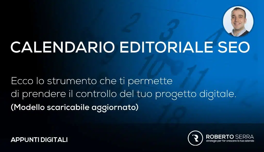 Il calendario editoriale SEO friendly