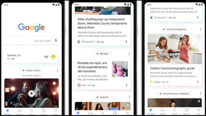 come usare Google Discover e come si presenta