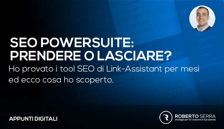cover recensione seo power suite software seo di link assistant