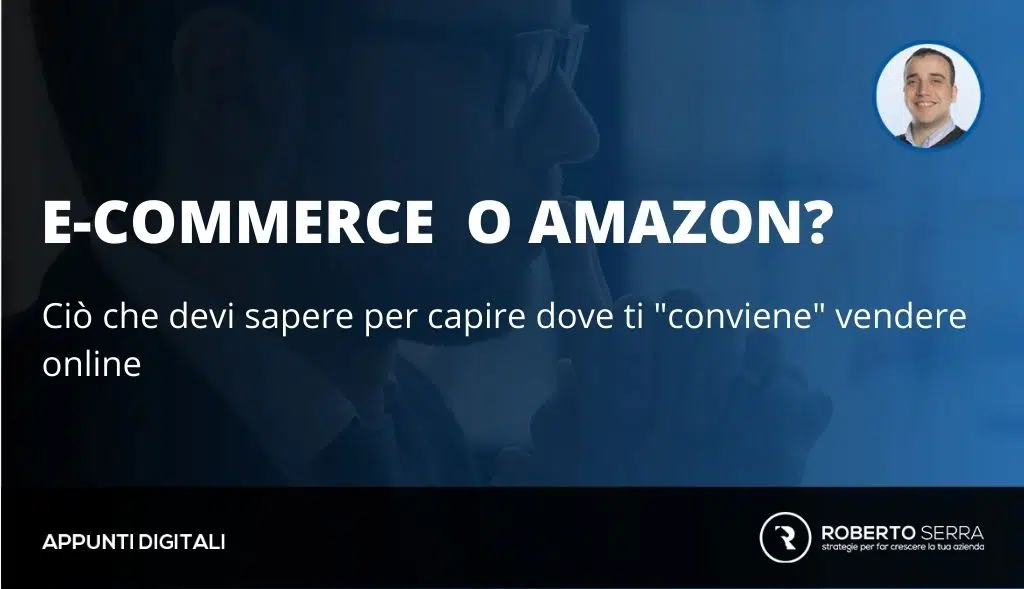 copertina vendere ecommerce o amazon