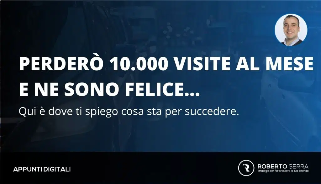 Migrazione SEO: Ecco perché perderò 10mila visite al mese (e ne sono felice)