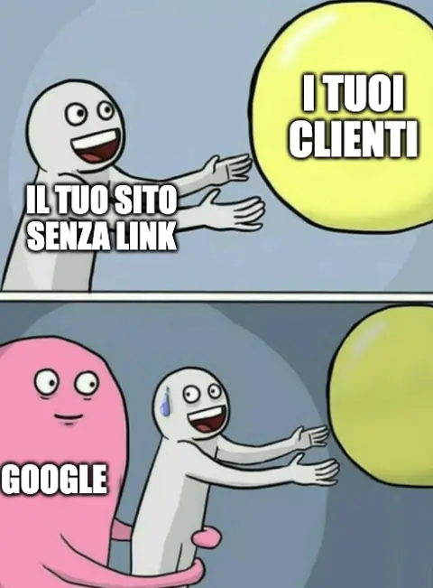 meme utile a capire cos'è la link building | Roberto Serra