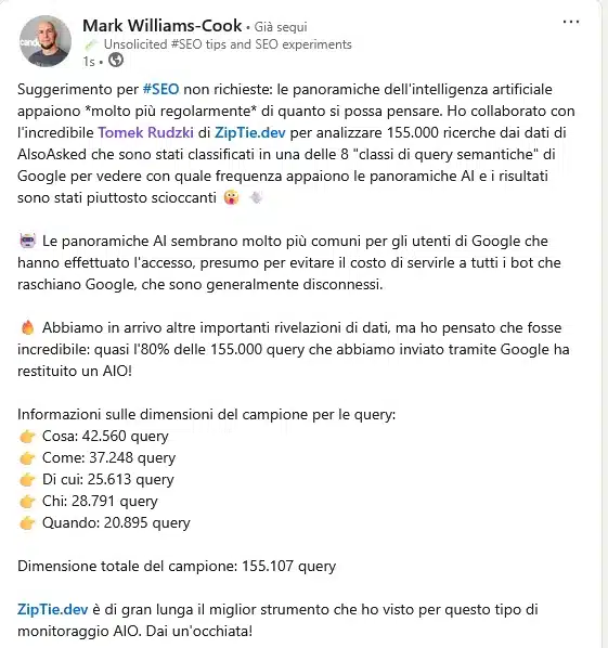 Mark W. Cook fonte LinkedIn 02 aprile 2025