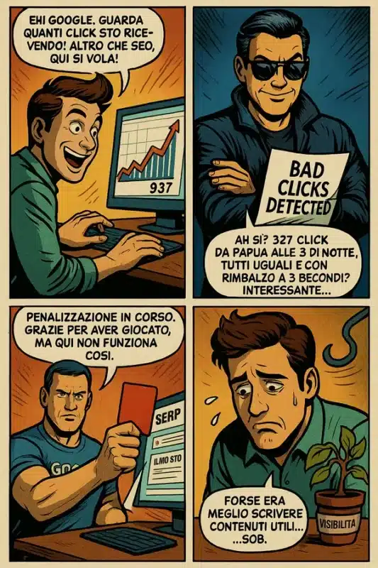 fumetto su Google navboost