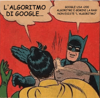 meme divertente su Google e la RAG | roberto-serra.com
