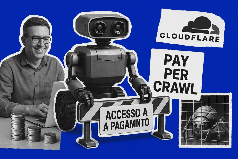 Cloudflare blocca i crawler AI e lancia “Pay Per Crawl”