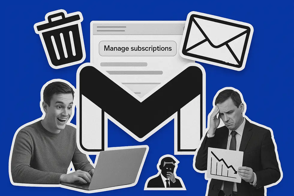 Gmail e la nuova funzione Gestisci Iscrizioni: un aiuto o una trappola per i marketer?