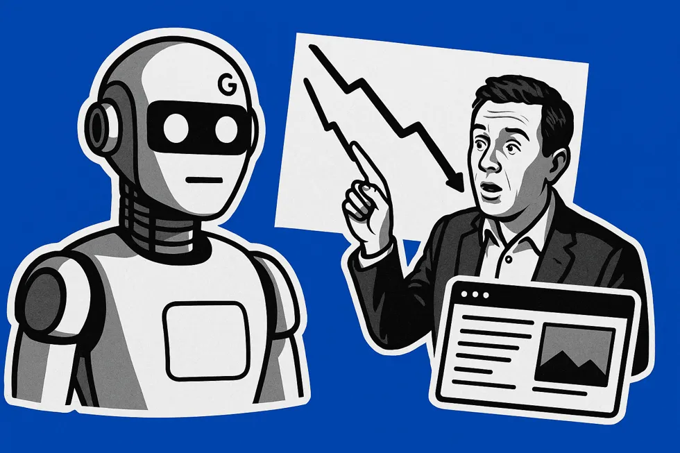 La grande illusione di Google: "Va tutto bene" (e intanto il tuo sito scompare) | Approfondimento del SEO Roberto Serra
