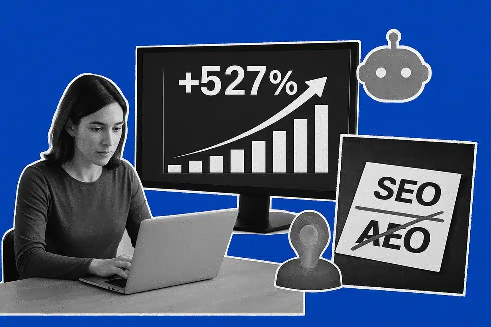 Traffico AI: un boom del 527% che riscrive le regole della SEO