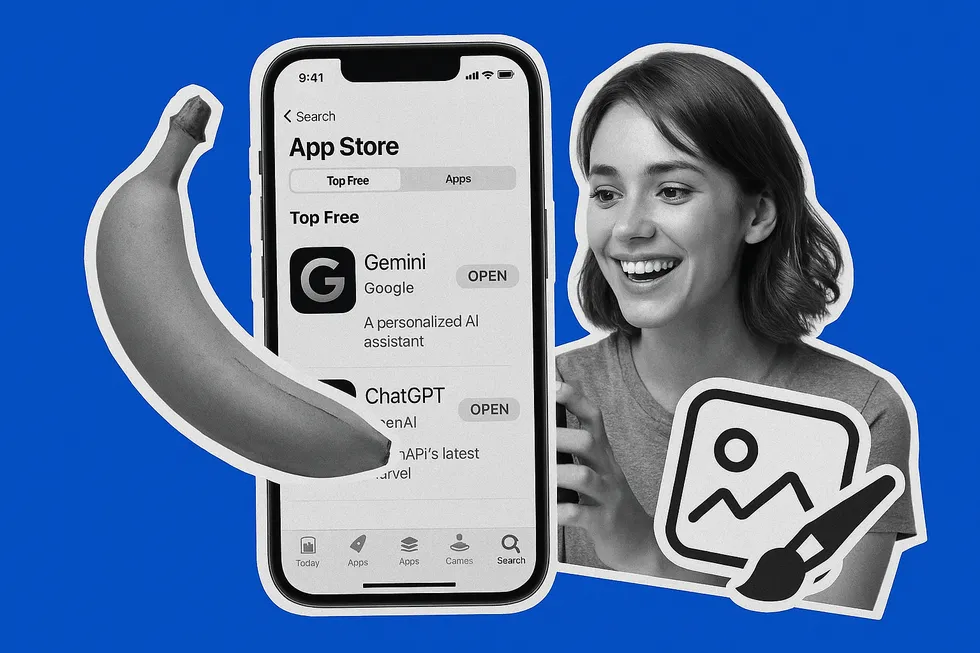 Google Gemini sorpassa OpenAI sull’App Store grazie a ‘Nano Banana’