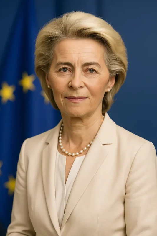 Una foto di Ursula von der Leyen
