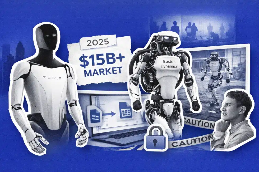 Robot umanoidi: la realtà dietro l’hype di Tesla, Boston Dynamics e Figure AI