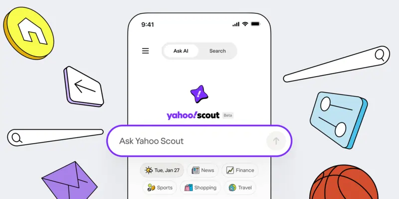 "Ask Yahoo Scout", esempio, fonte Yahoo, 27 gennaio 2026